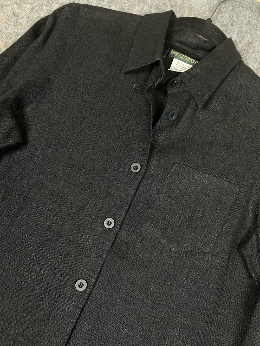 Harve Benard Linen Button Up Stylish Lagenlook Business Casual Tunic/Jacket Sz 6